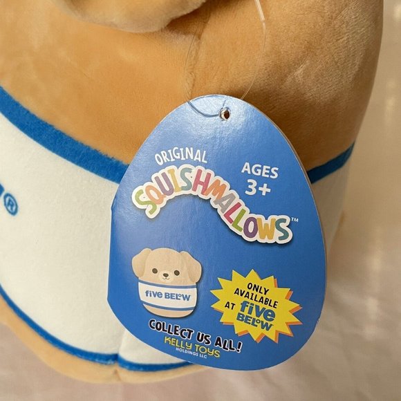 NEW "Spencer" The Dog, Squishmallow Official Kellytoy Soft Squishy 9” NEW - Picture 4 of 13